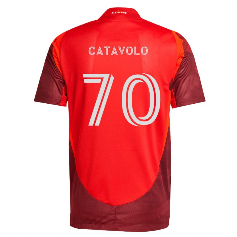 Danxen Męski Matthew Catavolo #70 Burgundia Czerwony Domowa Koszulka 2026/27 Koszulki Klubowe