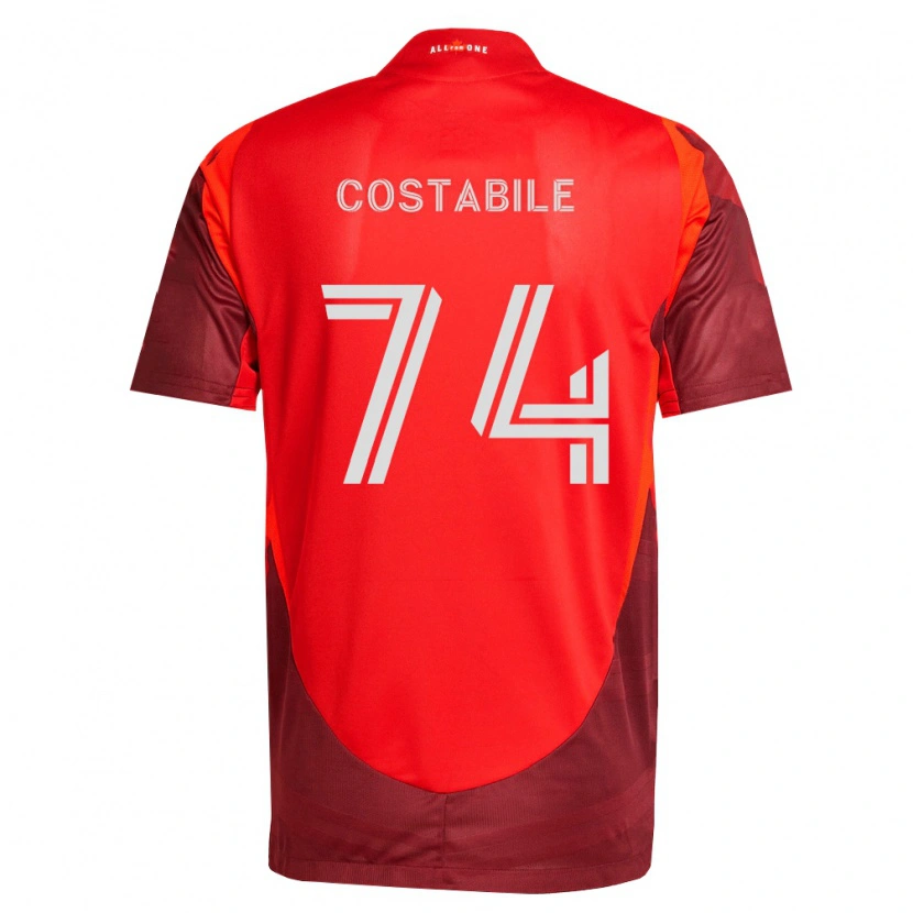 Danxen Męski Luca Costabile #74 Burgundia Czerwony Domowa Koszulka 2026/27 Koszulki Klubowe
