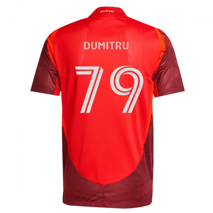 Danxen Męski Andrei Dumitru #79 Burgundia Czerwony Domowa Koszulka 2026/27 Koszulki Klubowe