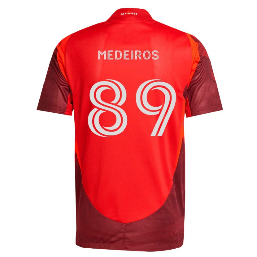 Danxen Męski Matthew Medeiros #89 Burgundia Czerwony Domowa Koszulka 2026/27 Koszulki Klubowe