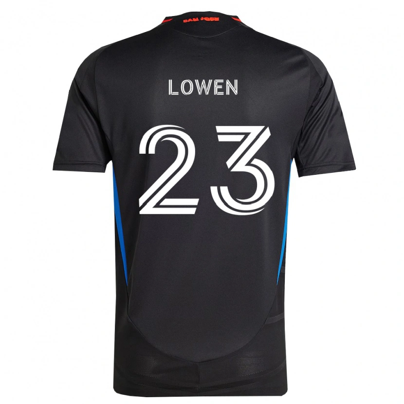 Danxen Męski Eduard Löwen #23 Niebieski Biały Czarny Domowa Koszulka 2026/27 Koszulki Klubowe