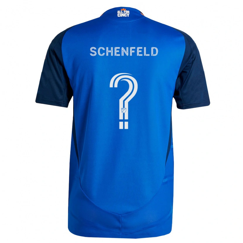 Danxen Męski Matthew Schenfeld #0 Królewski Niebieski Pomarańczowy Domowa Koszulka 2026/27 Koszulki Klubowe