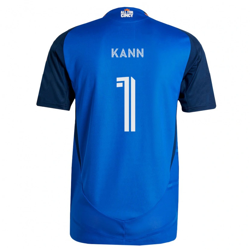 Danxen Męski Alec Kann #1 Królewski Niebieski Pomarańczowy Domowa Koszulka 2026/27 Koszulki Klubowe