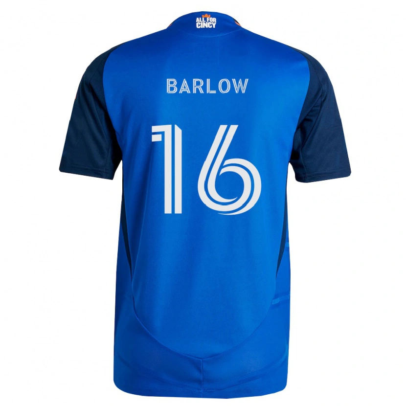 Danxen Męski Tom Barlow #16 Królewski Niebieski Pomarańczowy Domowa Koszulka 2026/27 Koszulki Klubowe