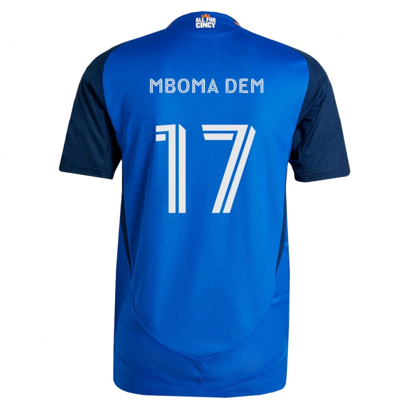 Danxen Męski Kenji Mboma Dem #17 Królewski Niebieski Pomarańczowy Domowa Koszulka 2026/27 Koszulki Klubowe