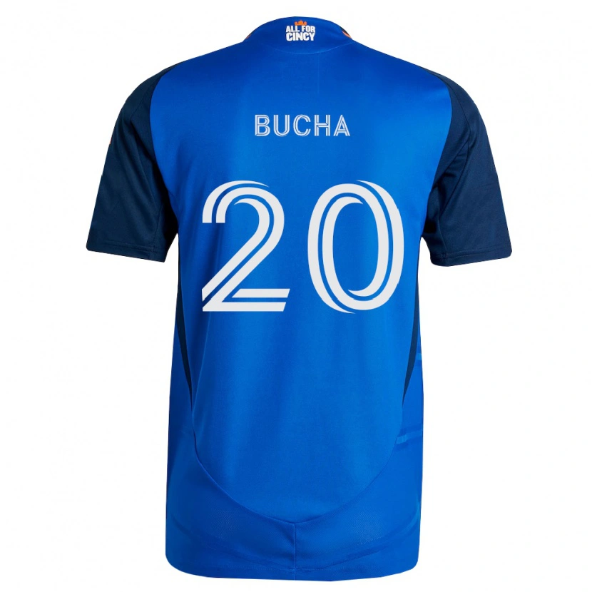 Danxen Męski Pavel Bucha #20 Królewski Niebieski Pomarańczowy Domowa Koszulka 2026/27 Koszulki Klubowe