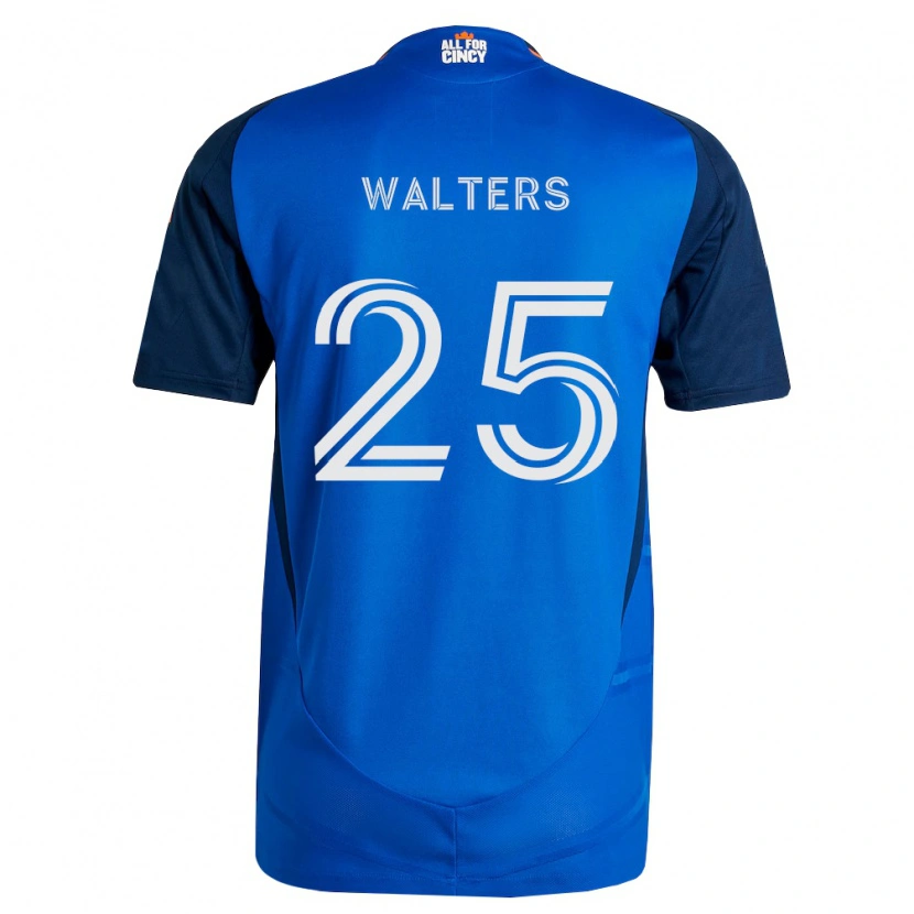 Danxen Męski Paul Walters #25 Królewski Niebieski Pomarańczowy Domowa Koszulka 2026/27 Koszulki Klubowe
