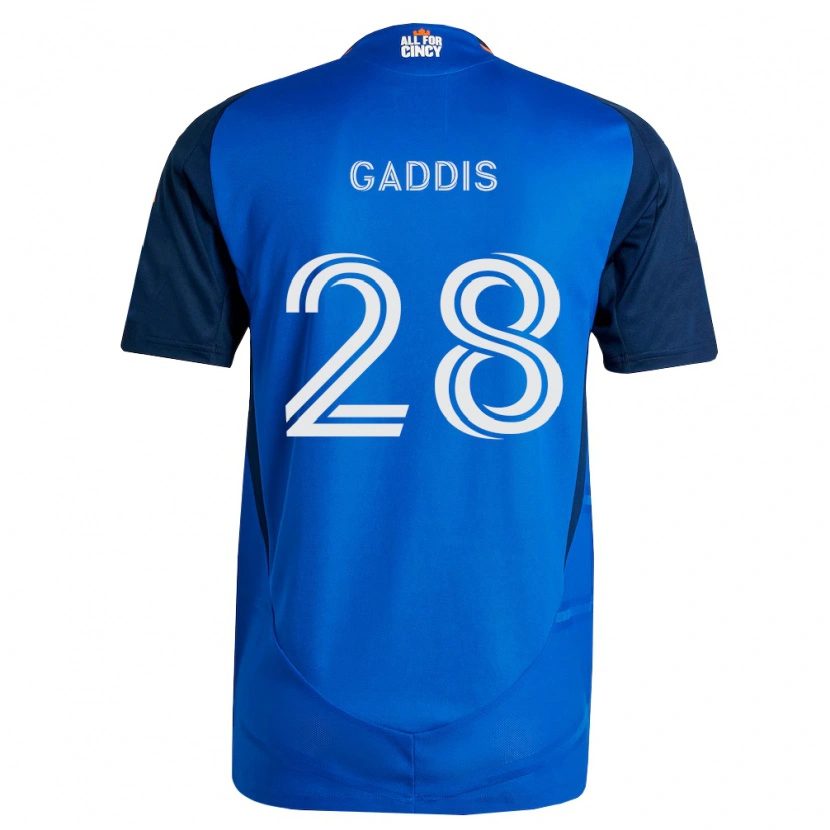 Danxen Męski Raymon Gaddis #28 Królewski Niebieski Pomarańczowy Domowa Koszulka 2026/27 Koszulki Klubowe