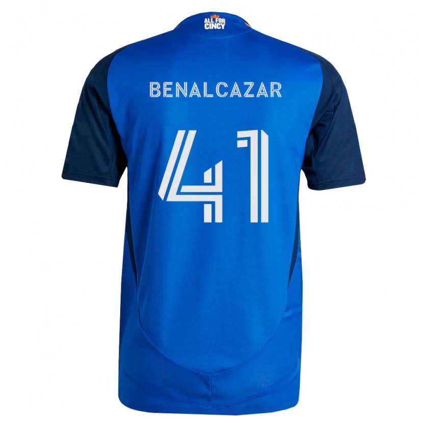 Danxen Męski Nico Benalcázar #41 Królewski Niebieski Pomarańczowy Domowa Koszulka 2026/27 Koszulki Klubowe