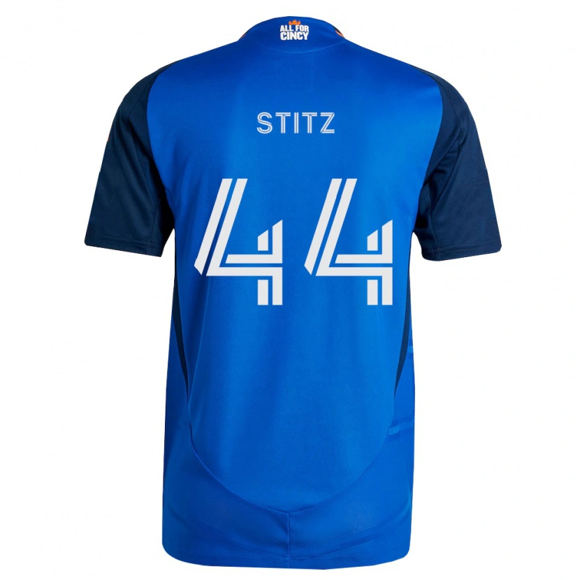 Danxen Męski Ben Stitz #44 Królewski Niebieski Pomarańczowy Domowa Koszulka 2026/27 Koszulki Klubowe