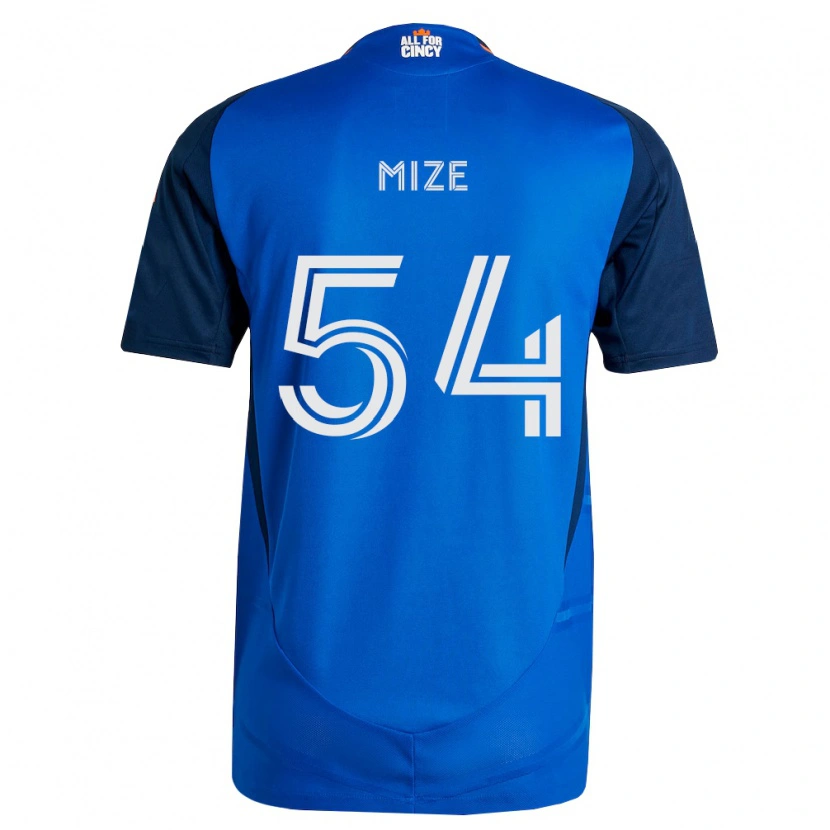 Danxen Męski Jack Mize #54 Królewski Niebieski Pomarańczowy Domowa Koszulka 2026/27 Koszulki Klubowe
