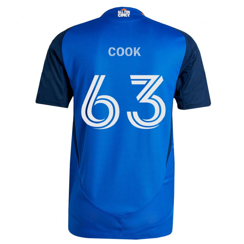 Danxen Męski Steel Cook #63 Królewski Niebieski Pomarańczowy Domowa Koszulka 2026/27 Koszulki Klubowe