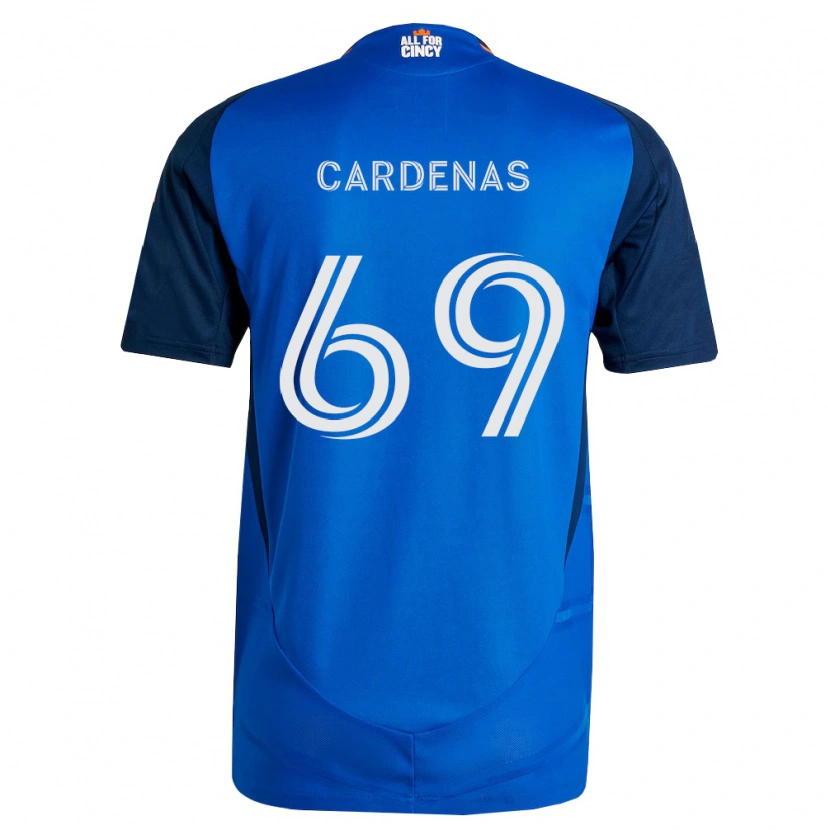 Danxen Męski Jared Cardenas #69 Królewski Niebieski Pomarańczowy Domowa Koszulka 2026/27 Koszulki Klubowe