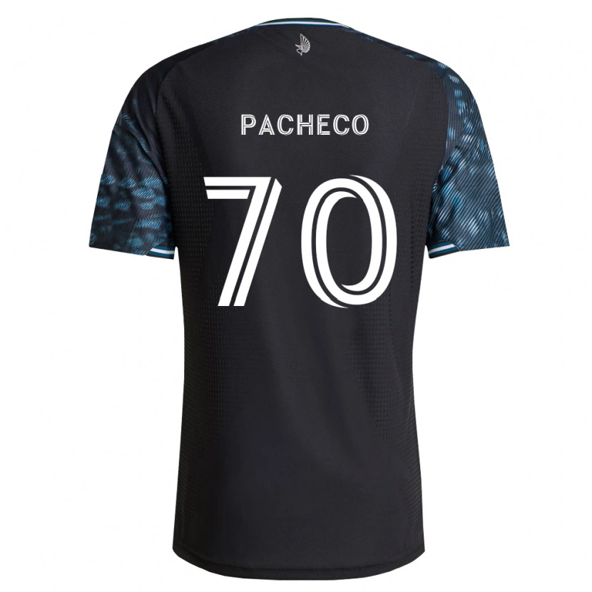 Danxen Męski Diogo Pacheco #70 Czarny Biały Domowa Koszulka 2026/27 Koszulki Klubowe