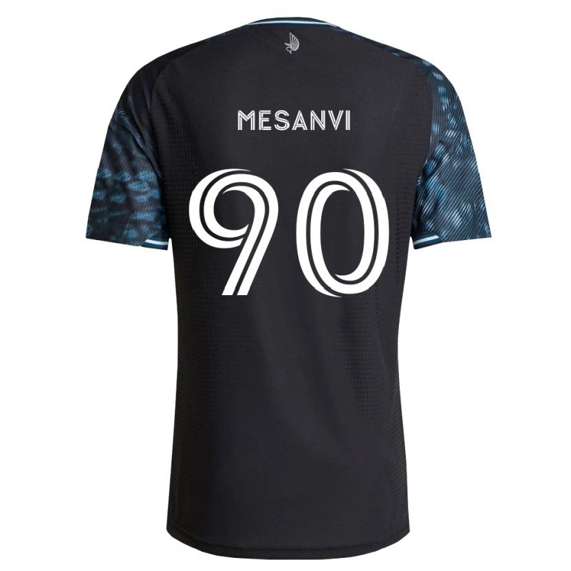 Danxen Męski Loïc Mesanvi #90 Czarny Biały Domowa Koszulka 2026/27 Koszulki Klubowe