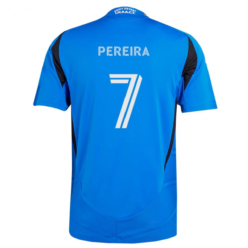 Danxen Męski Daniel Pereira #7 Niebieski Biały Czarny Domowa Koszulka 2026/27 Koszulki Klubowe