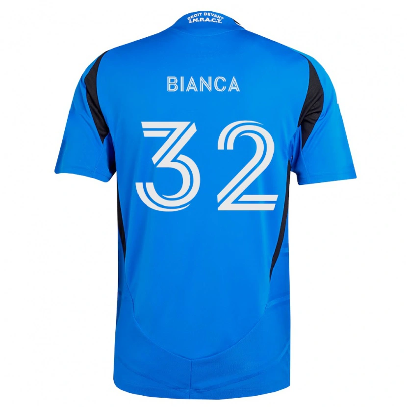 Danxen Męski Hanisch Bianca #32 Niebieski Biały Czarny Domowa Koszulka 2026/27 Koszulki Klubowe