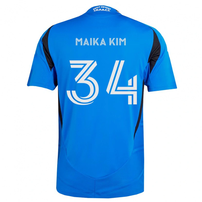 Danxen Męski Guerrier Maika Kim #34 Niebieski Biały Czarny Domowa Koszulka 2026/27 Koszulki Klubowe
