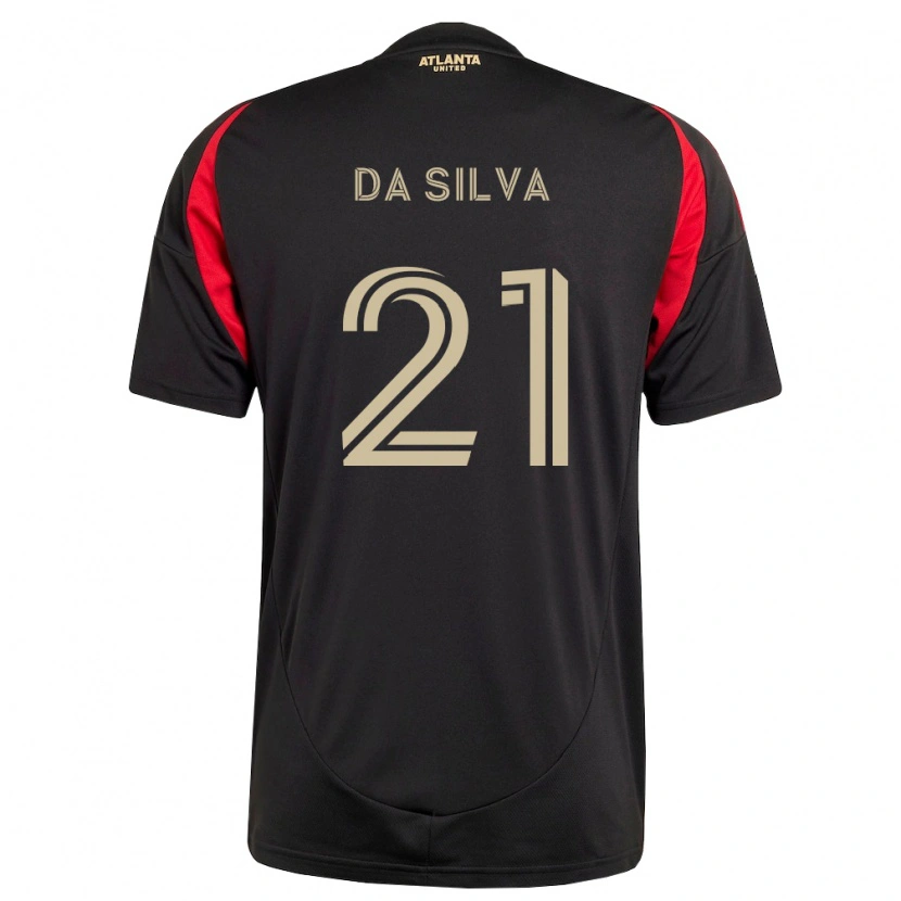 Danxen Męski Lucas Da Silva #21 Czarny Czerwony Domowa Koszulka 2026/27 Koszulki Klubowe