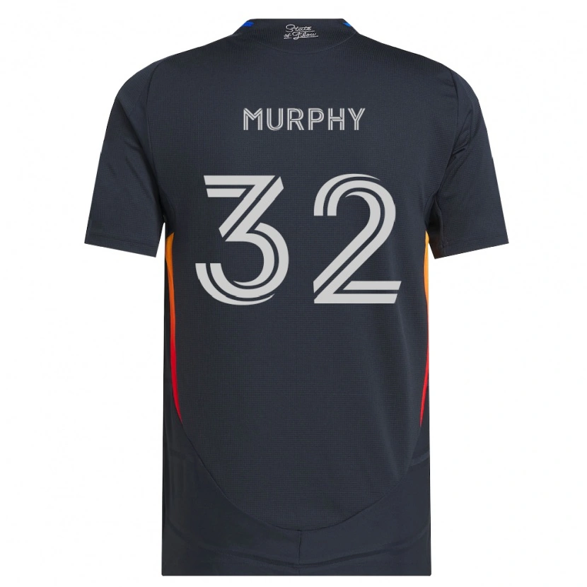 Danxen Męski Ian Murphy #32 Ciemnoszary Czerwony Domowa Koszulka 2026/27 Koszulki Klubowe
