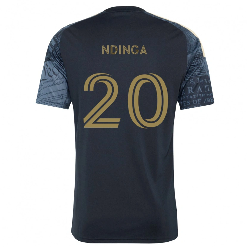 Danxen Męski Philippe Ndinga #20 Granatowy Brązowy Domowa Koszulka 2026/27 Koszulki Klubowe