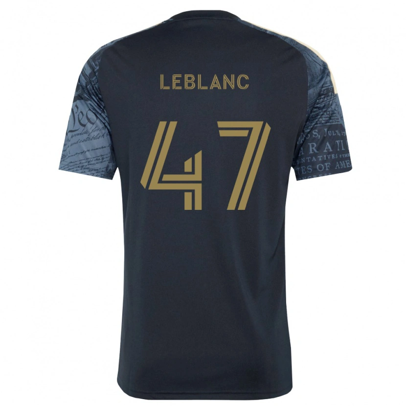 Danxen Męski Kellan Leblanc #47 Granatowy Brązowy Domowa Koszulka 2026/27 Koszulki Klubowe