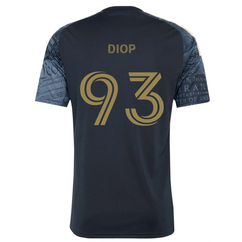 Danxen Męski Abdoulaye Diop #93 Granatowy Brązowy Domowa Koszulka 2026/27 Koszulki Klubowe