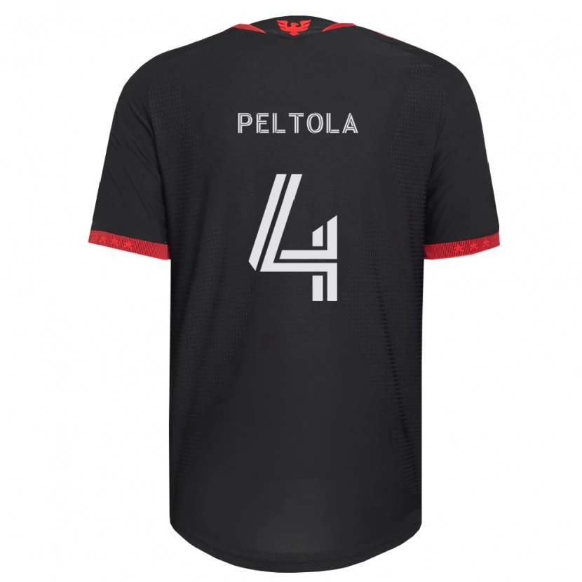 Danxen Męski Matti Peltola #4 Czarny Biały Czerwony Domowa Koszulka 2026/27 Koszulki Klubowe