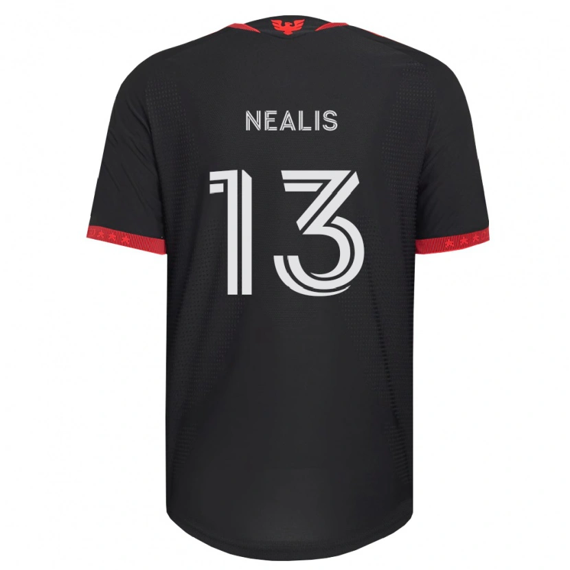 Danxen Męski Sean Nealis #13 Czarny Biały Czerwony Domowa Koszulka 2026/27 Koszulki Klubowe