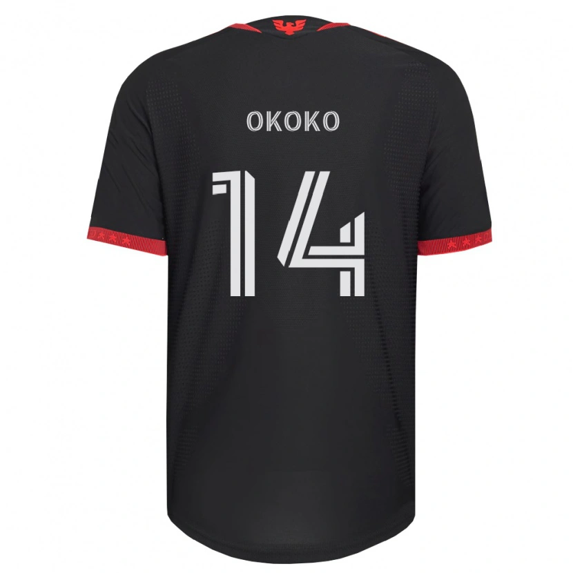 Danxen Męski Lohamba Okoko #14 Czarny Biały Czerwony Domowa Koszulka 2026/27 Koszulki Klubowe
