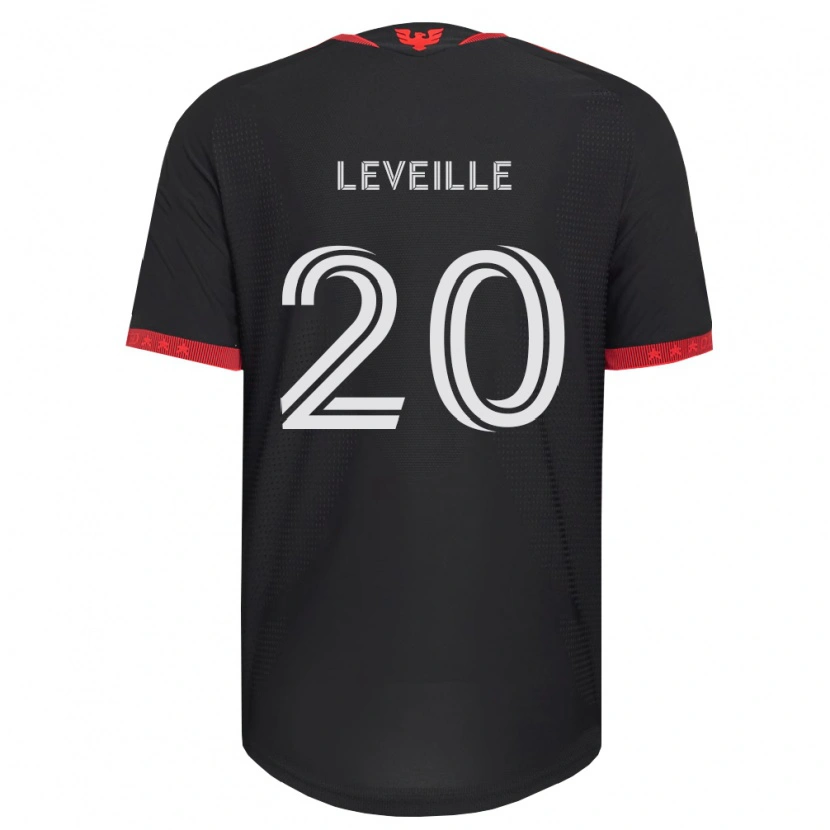 Danxen Męski Grant Leveille #20 Czarny Biały Czerwony Domowa Koszulka 2026/27 Koszulki Klubowe