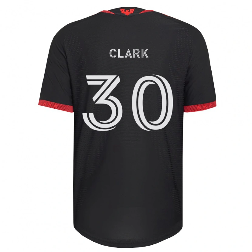 Danxen Męski Caden Clark #30 Czarny Biały Czerwony Domowa Koszulka 2026/27 Koszulki Klubowe