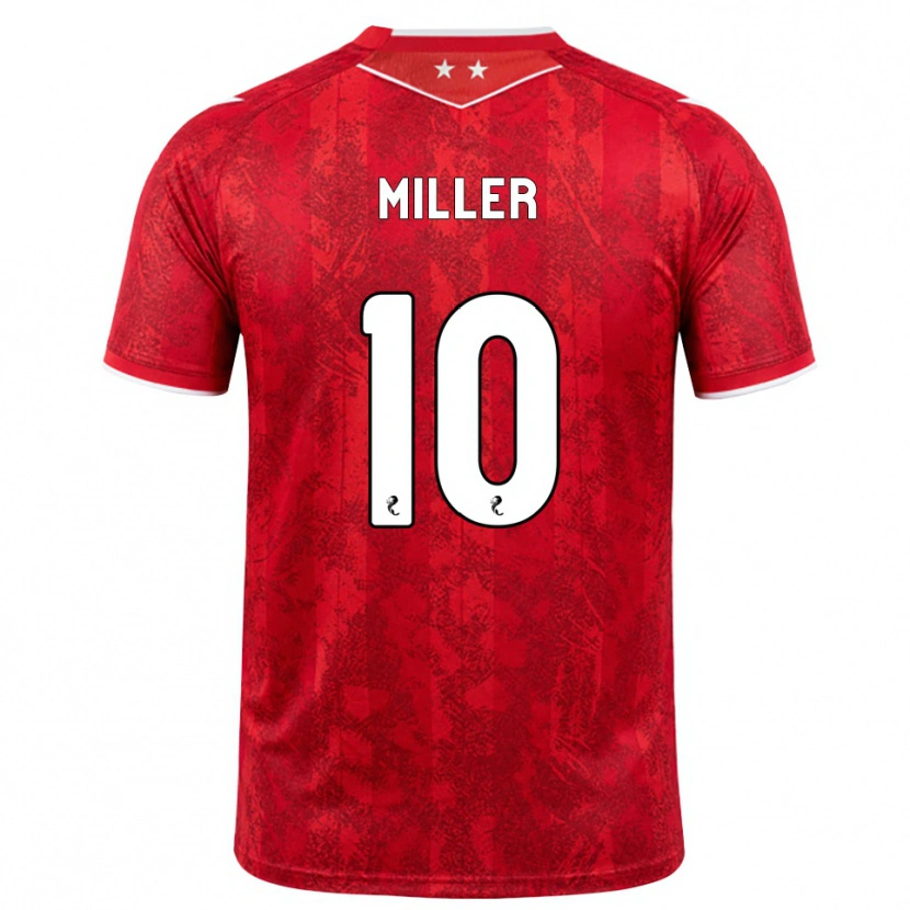 Danxen Męski Darcie Miller #10 Czerwony Biały Domowa Koszulka 2026/27 Koszulki Klubowe