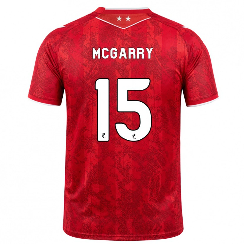 Danxen Męski James Mcgarry #15 Czerwony Biały Domowa Koszulka 2026/27 Koszulki Klubowe