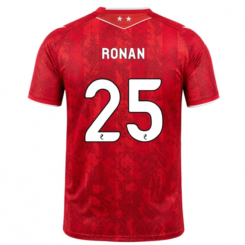 Danxen Męski Connor Ronan #25 Czerwony Biały Domowa Koszulka 2026/27 Koszulki Klubowe