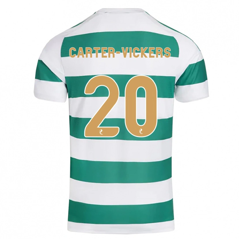 Danxen Męski Cameron Carter-Vickers #20 Ciemny Cyjan Biały Domowa Koszulka 2026/27 Koszulki Klubowe