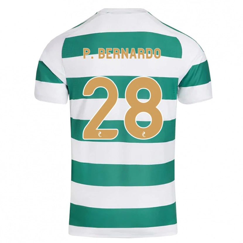 Danxen Męski Paulo Bernardo #28 Ciemny Cyjan Biały Domowa Koszulka 2026/27 Koszulki Klubowe