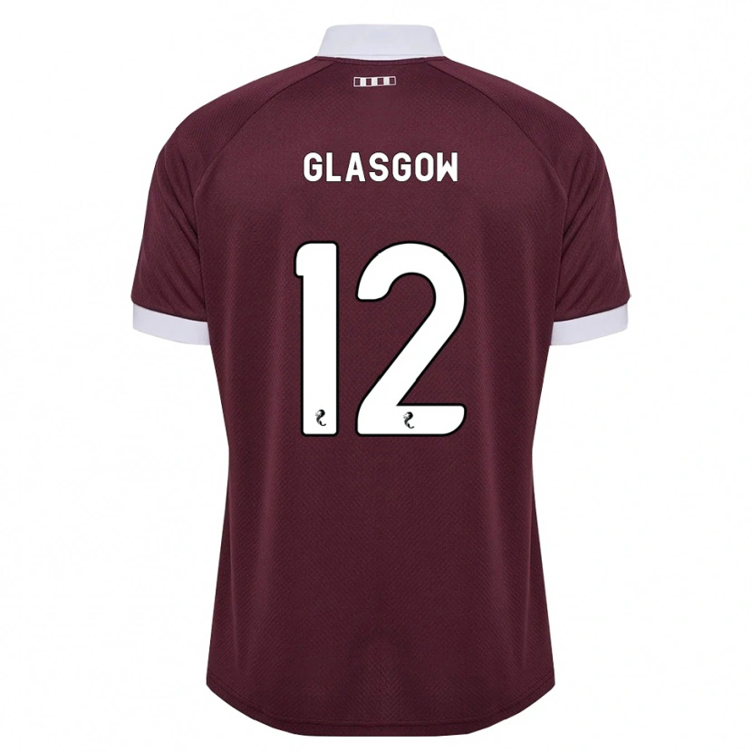 Danxen Męski Euan Glasgow #12 Bordowy Biały Domowa Koszulka 2026/27 Koszulki Klubowe