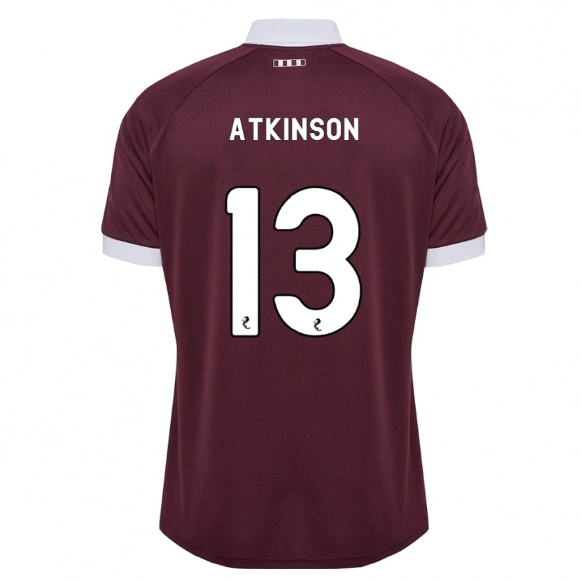 Danxen Męski Nathaniel Atkinson #13 Bordowy Biały Domowa Koszulka 2026/27 Koszulki Klubowe