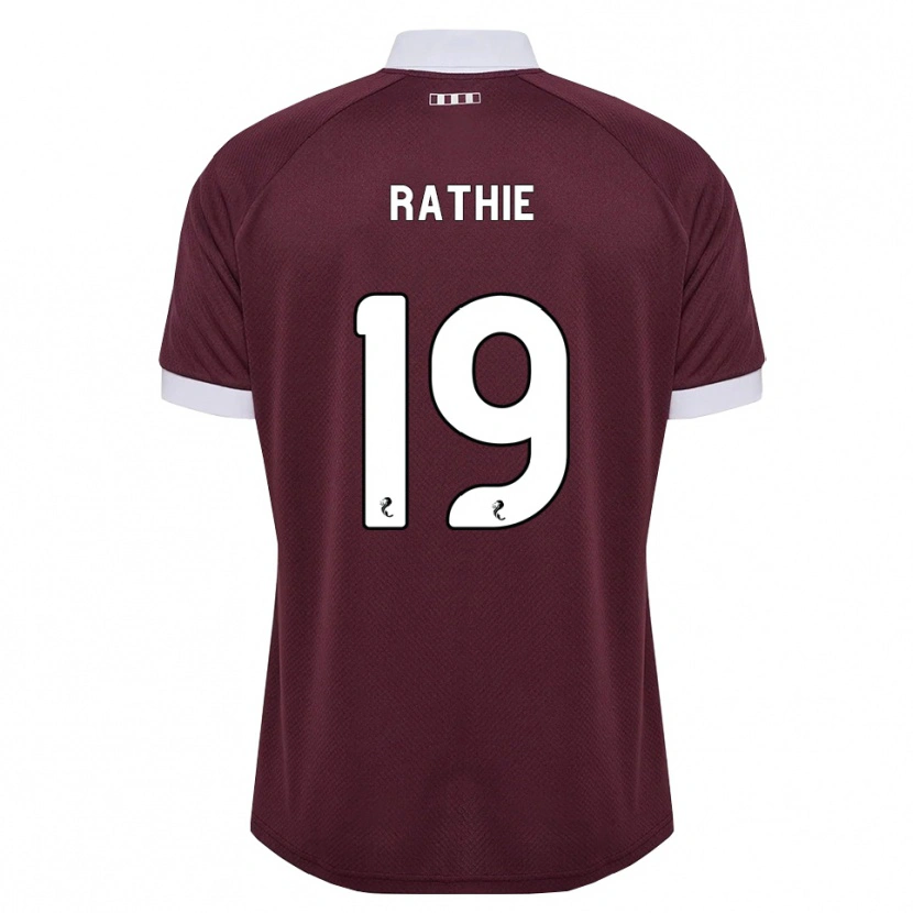 Danxen Męski Luke Rathie #19 Bordowy Biały Domowa Koszulka 2026/27 Koszulki Klubowe