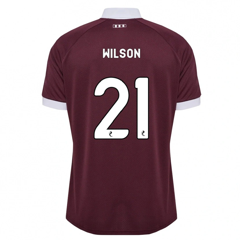 Danxen Męski James Wilson #21 Bordowy Biały Domowa Koszulka 2026/27 Koszulki Klubowe