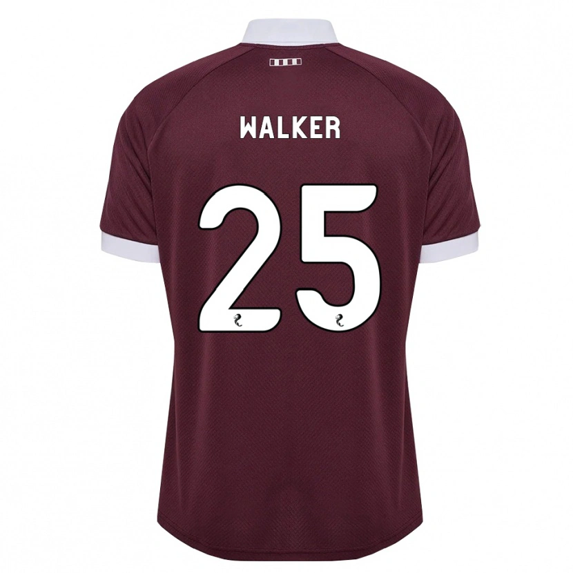 Danxen Męski Liam Walker #25 Bordowy Biały Domowa Koszulka 2026/27 Koszulki Klubowe