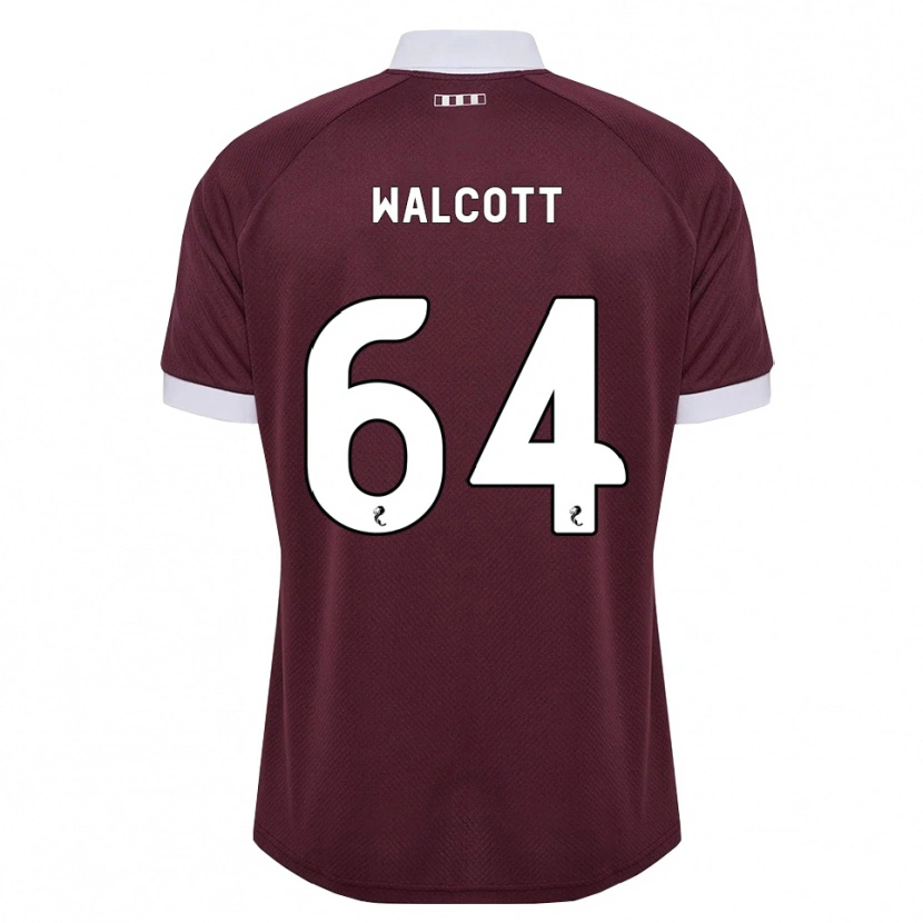 Danxen Męski Malachi Fagan-Walcott #64 Bordowy Biały Domowa Koszulka 2026/27 Koszulki Klubowe