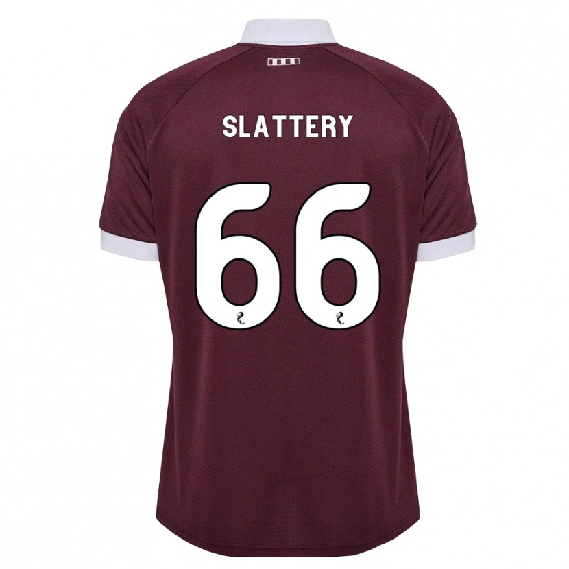 Danxen Męski Jenna Slattery #66 Bordowy Biały Domowa Koszulka 2026/27 Koszulki Klubowe