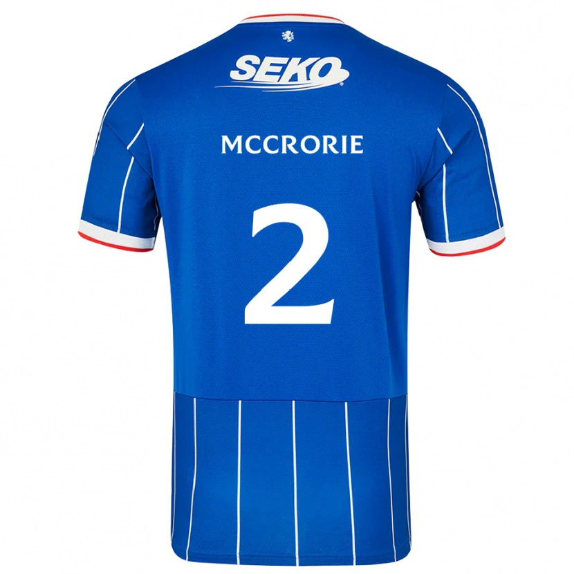 Danxen Męski Ross Mccrorie #2 Czerwony Niebieski Biały Domowa Koszulka 2026/27 Koszulki Klubowe