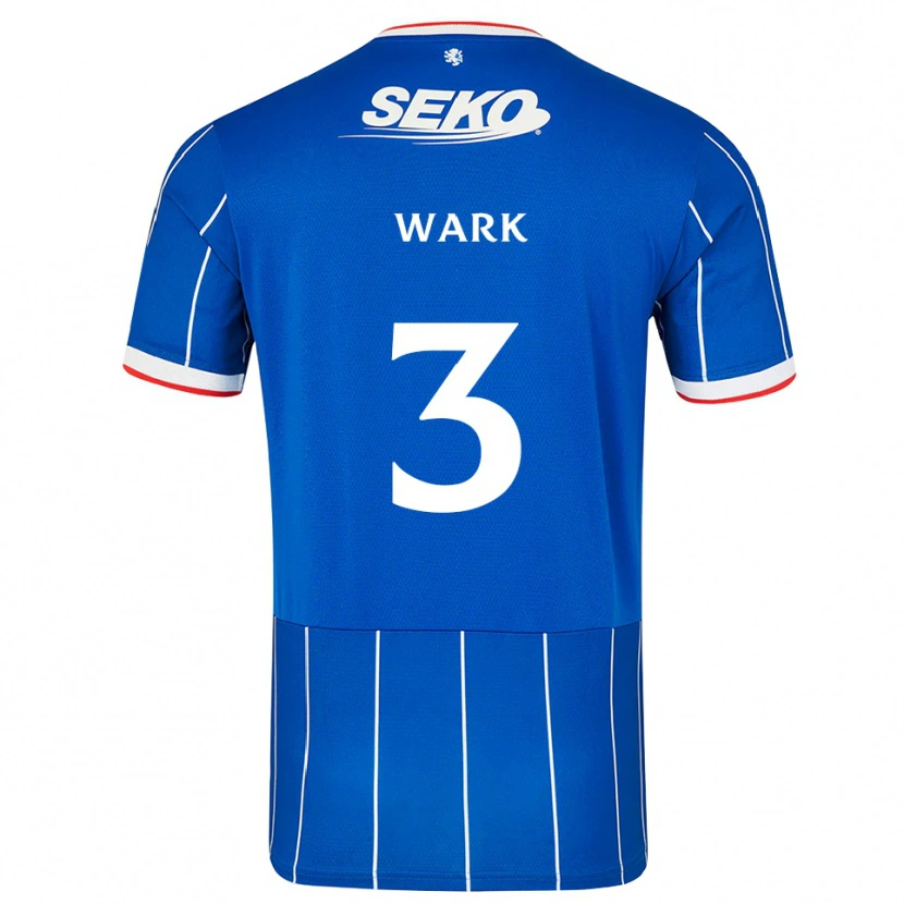 Danxen Męski Lyle Wark #3 Czerwony Niebieski Biały Domowa Koszulka 2026/27 Koszulki Klubowe