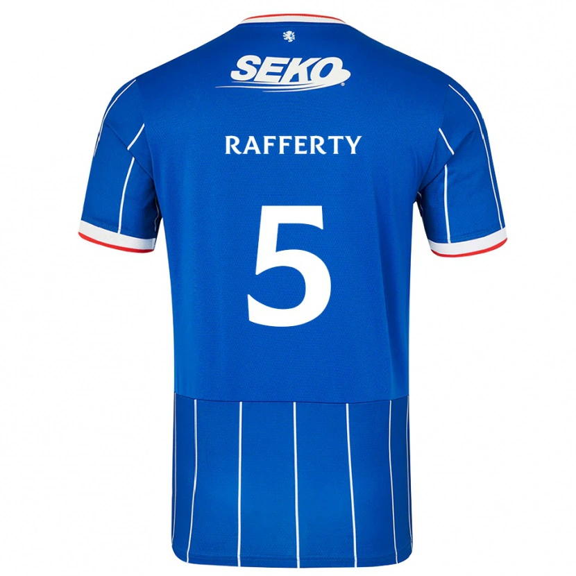 Danxen Męski Laura Rafferty #5 Czerwony Niebieski Biały Domowa Koszulka 2026/27 Koszulki Klubowe