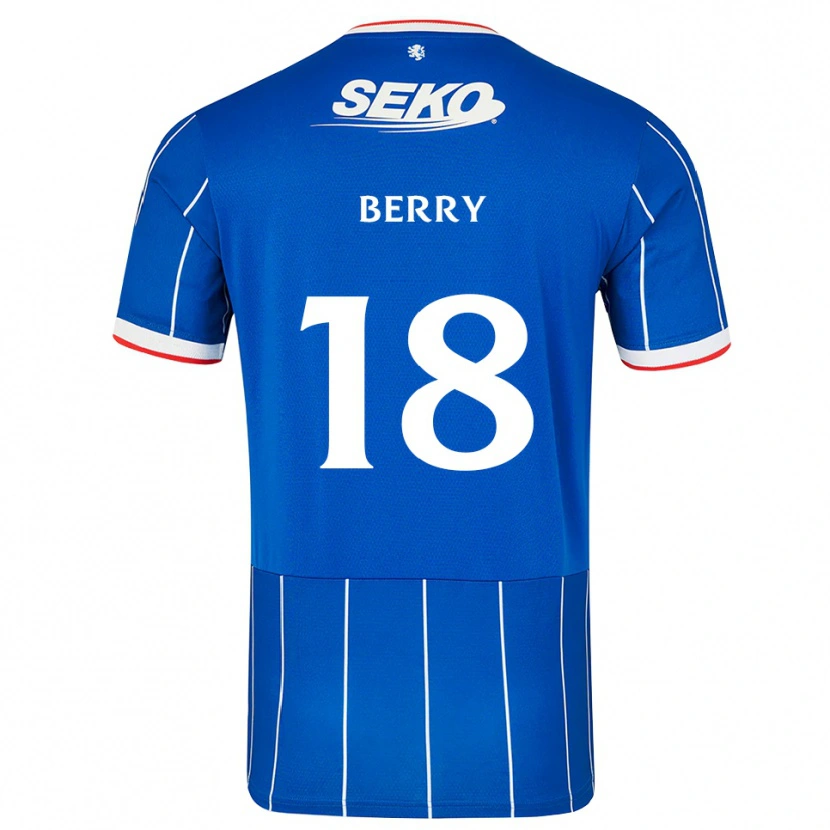 Danxen Męski Laura Berry #18 Czerwony Niebieski Biały Domowa Koszulka 2026/27 Koszulki Klubowe