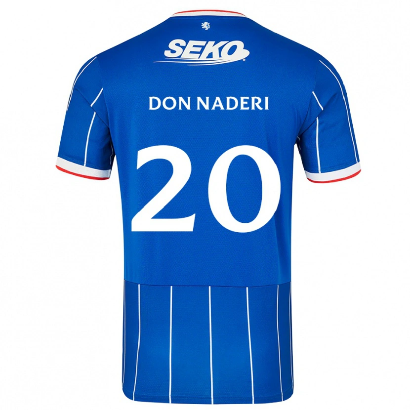 Danxen Męski Ryan Naderi #20 Czerwony Niebieski Biały Domowa Koszulka 2026/27 Koszulki Klubowe