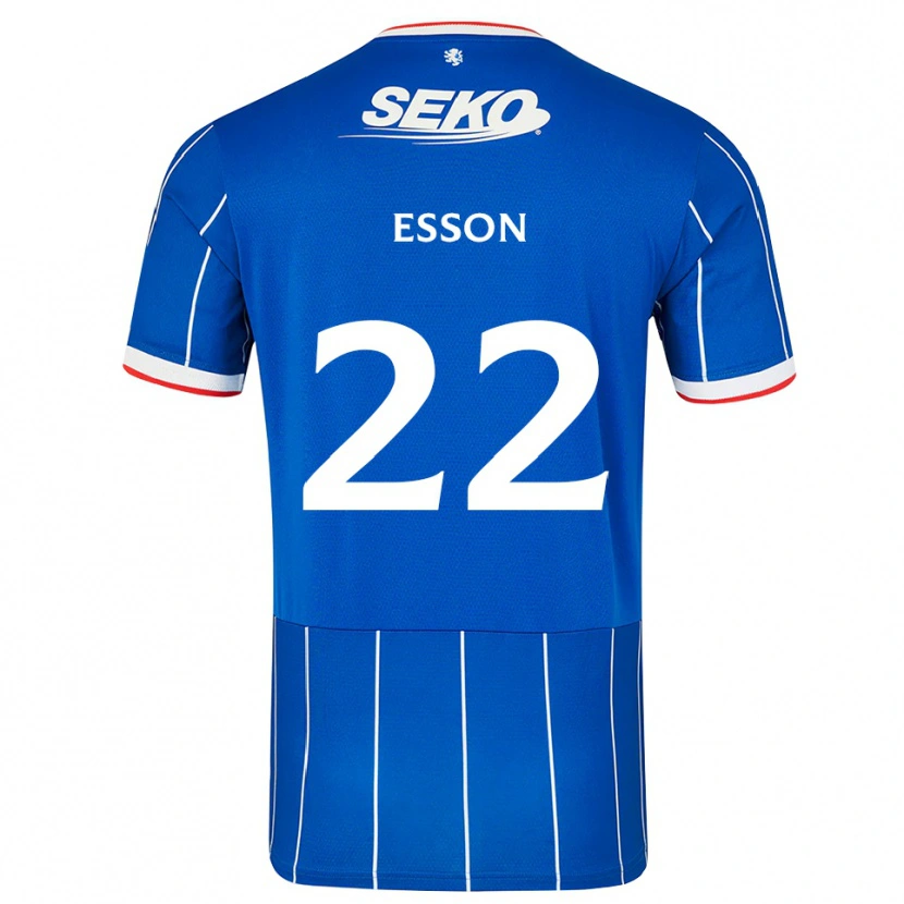 Danxen Męski Victoria Esson #22 Czerwony Niebieski Biały Domowa Koszulka 2026/27 Koszulki Klubowe